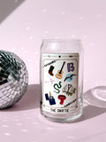 Swiftie Tarot Card Glass Cup