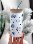 Evil Eye Glass Tumbler