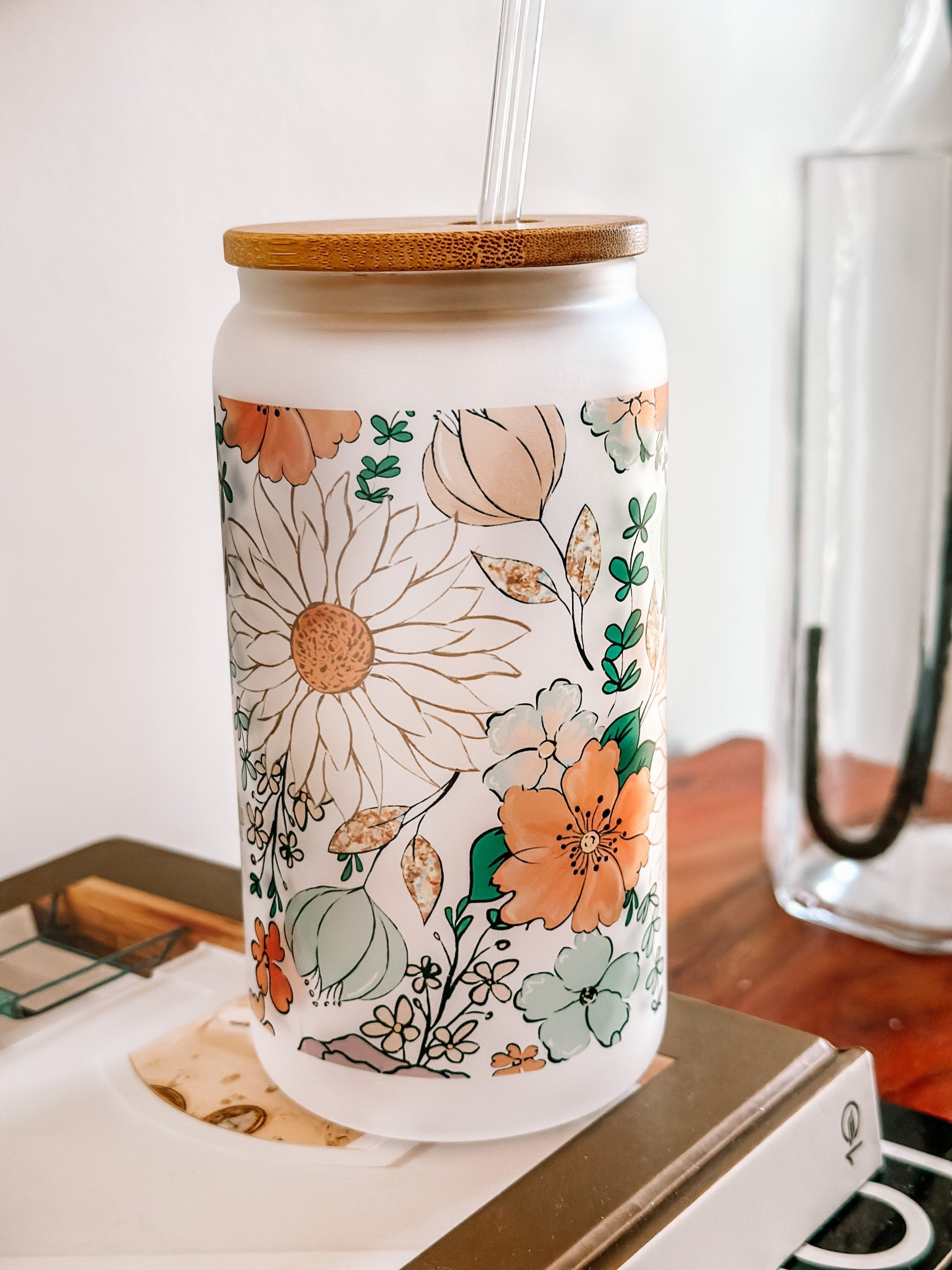 Vintage flowers 16oz Tumbler