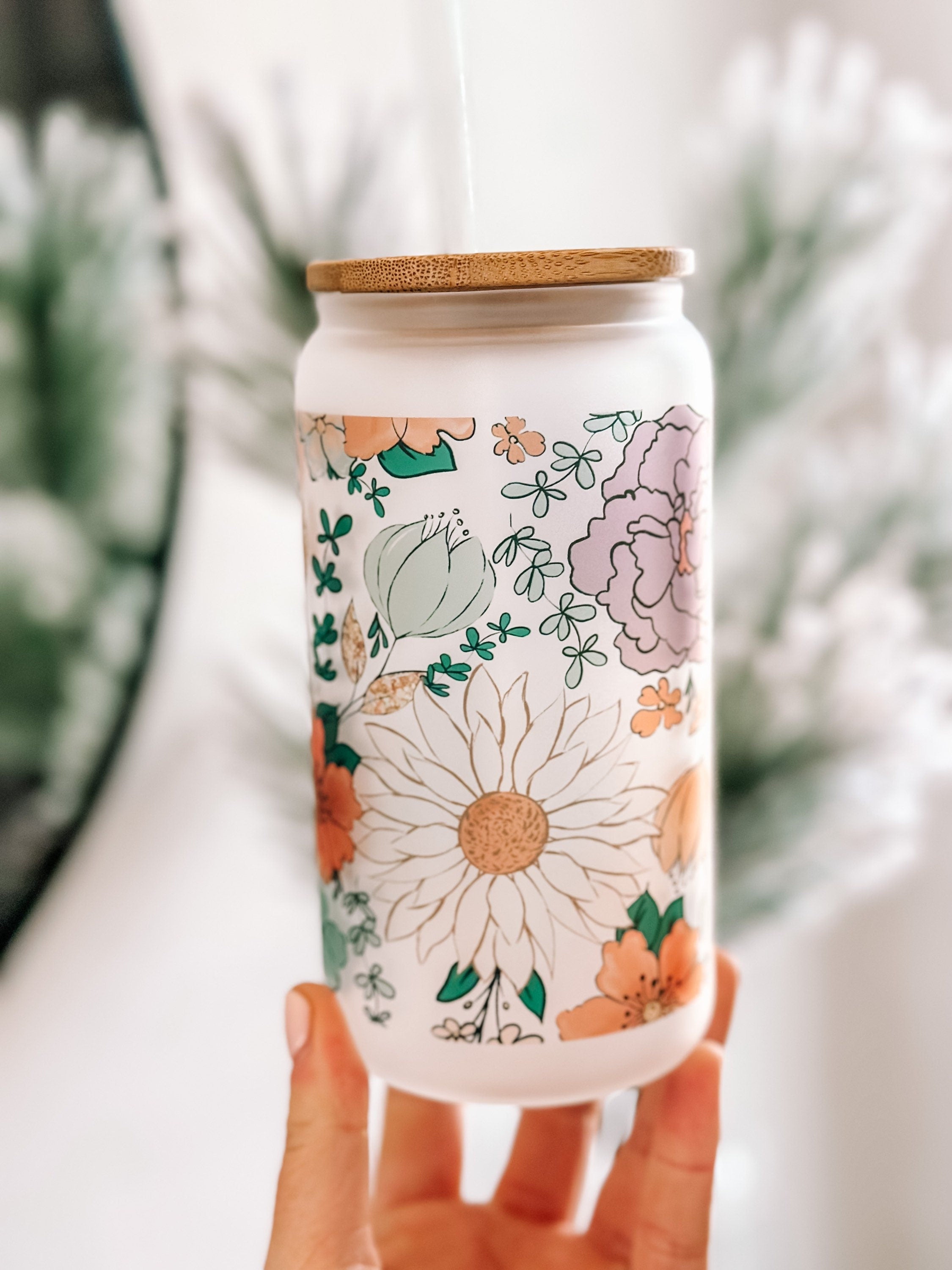 Vintage flowers 16oz Tumbler