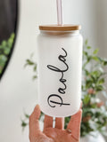 Just Breathe glass Tumbler